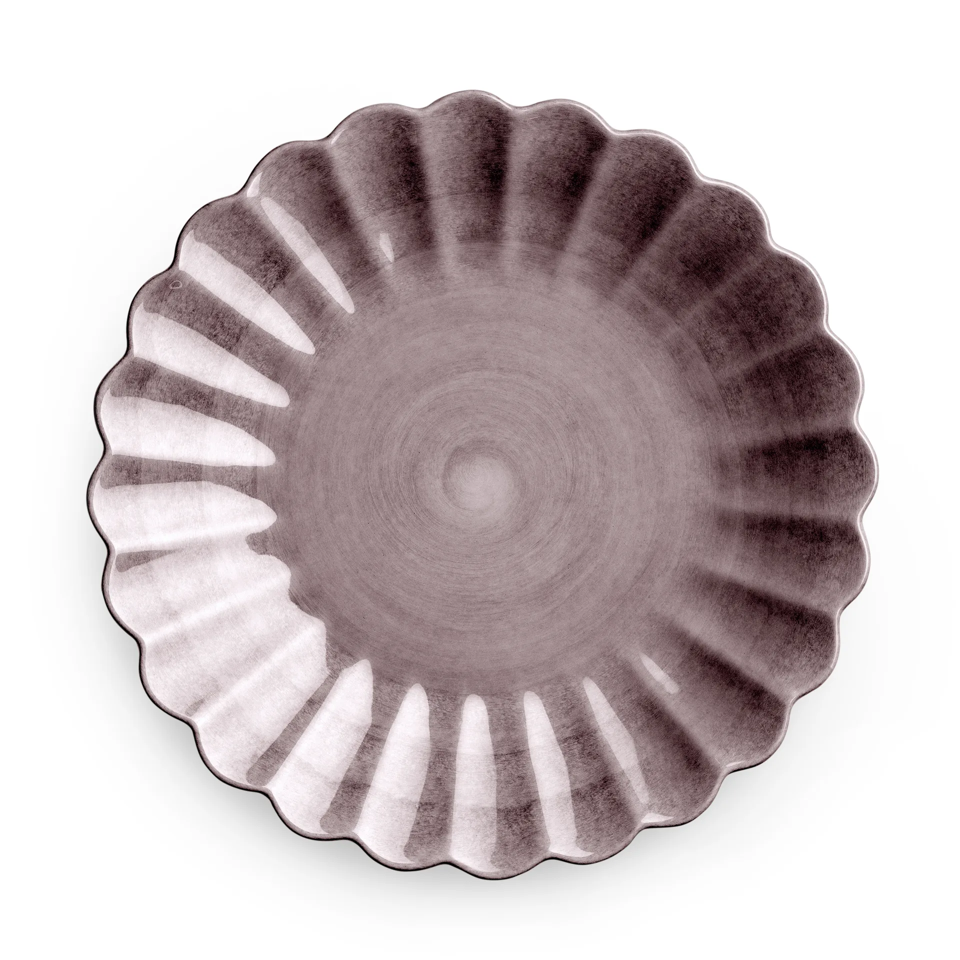 Oyster bord 20 cm, Pruim Mateus