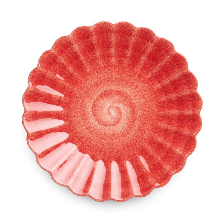 Oyster bord 20 cm - Rood-Limited Edition - Mateus