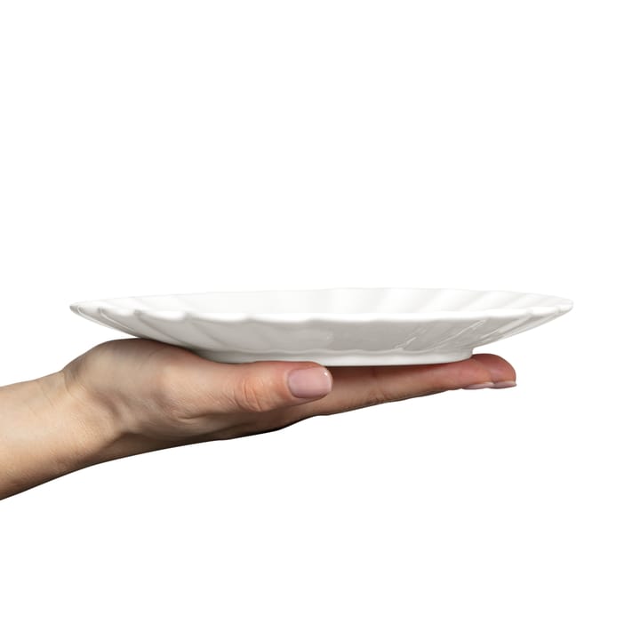 Oyster bord 20 cm, Wit Mateus