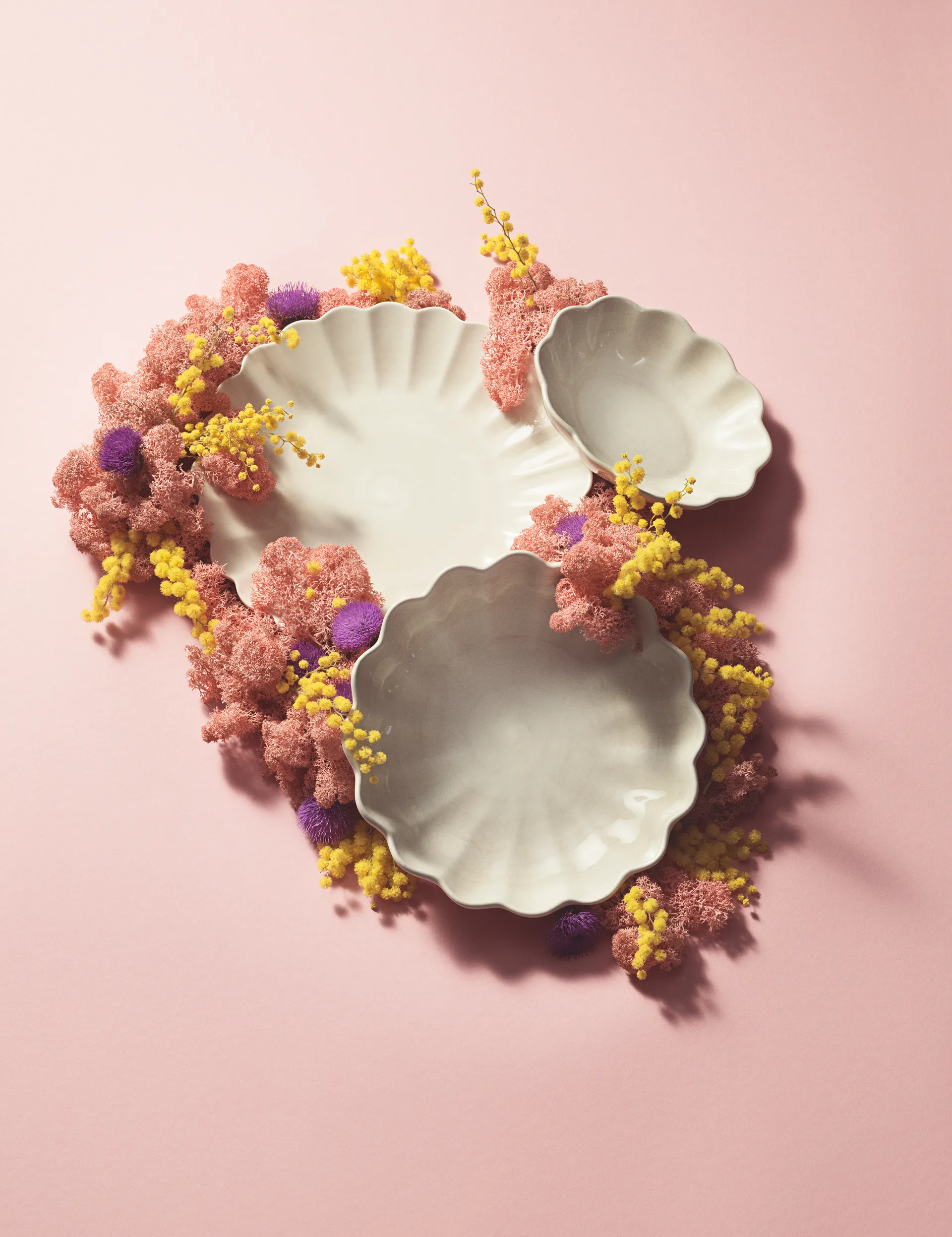 Oyster bord 20 cm, Zand Mateus