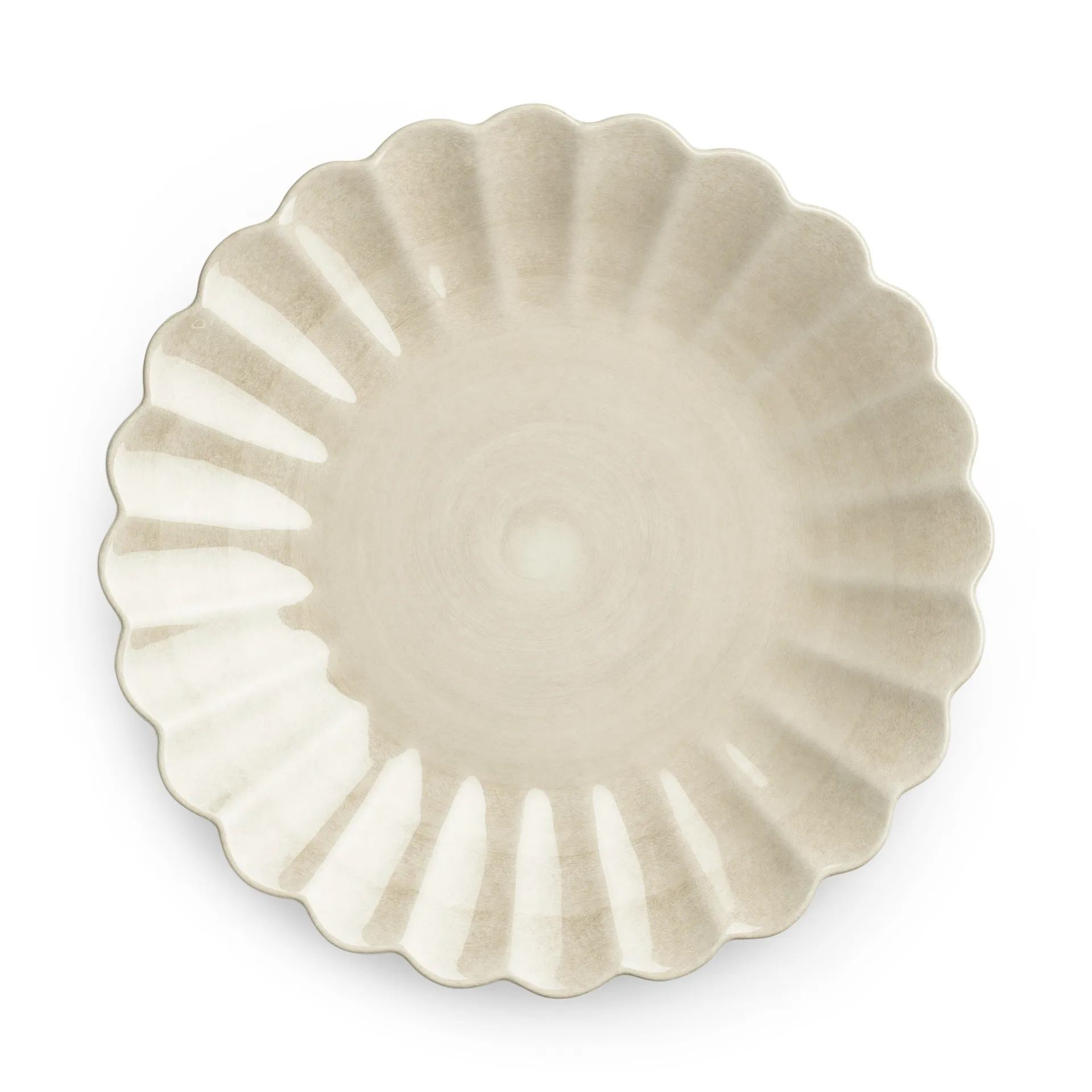 Oyster bord 20 cm, Zand Mateus