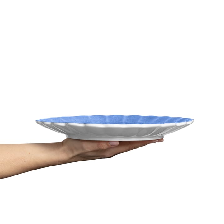 Oyster bord 28 cm, Lichtblauw Mateus