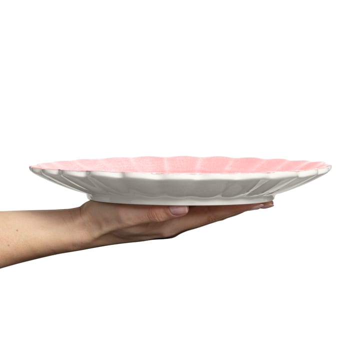 Oyster bord 28 cm, Lichtroze Mateus