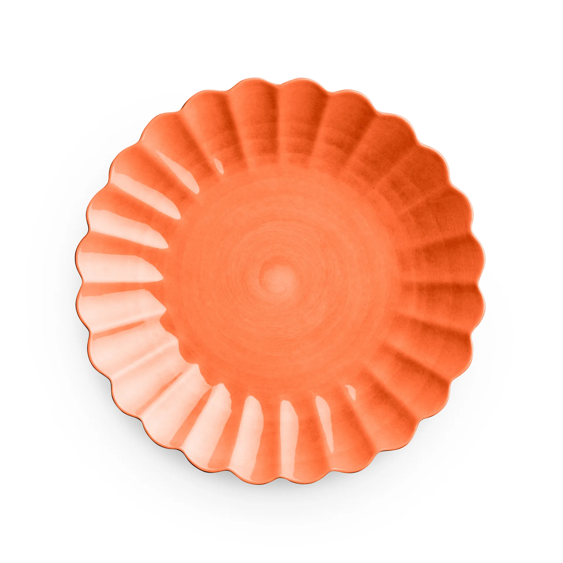 Oyster bord 28 cm, Oranje Mateus