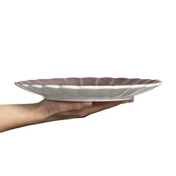 Oyster bord 28 cm - Pruim - Mateus