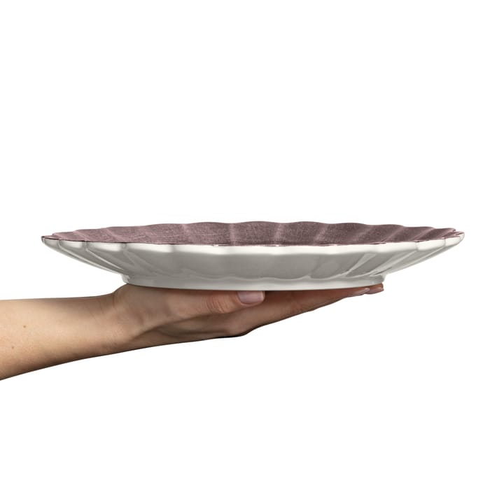 Oyster bord 28 cm, Pruim Mateus