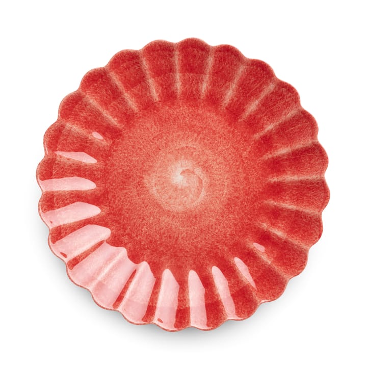 Oyster bord 28 cm - Rood-Limited Edition - Mateus