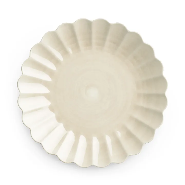 Oyster bord 28 cm - Sand - Mateus
