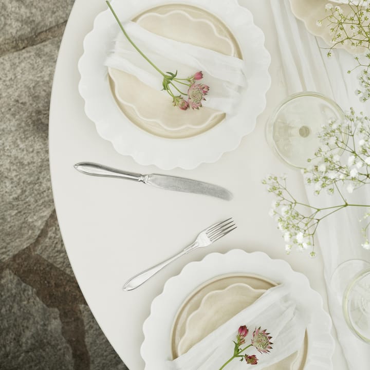 Oyster bord 28 cm, Wit Mateus