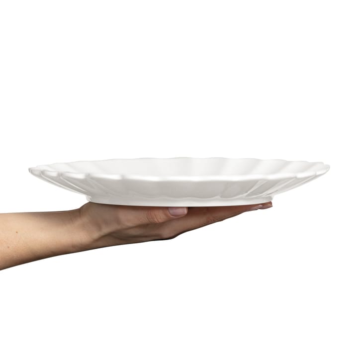 Oyster bord 28 cm, Wit Mateus