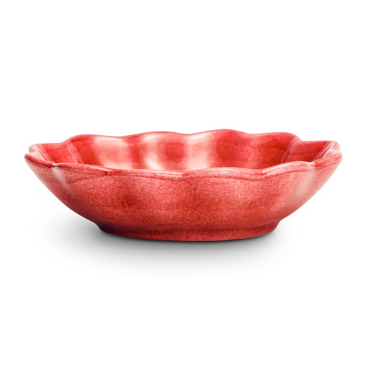 Oyster kom, 18x16 cm - Rood-Limited Edition - Mateus