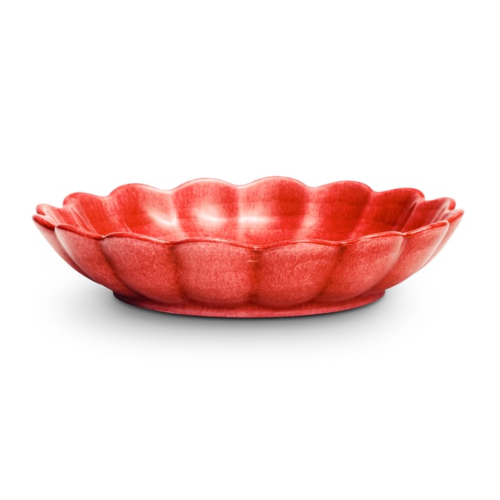 Oyster kom, 24 cm - Rood-Limited Edition - Mateus