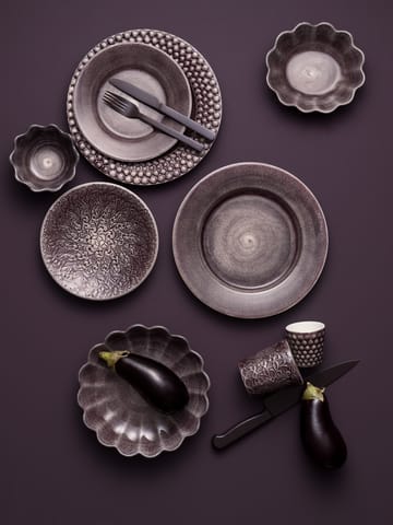Oyster schaal Ø13 cm - Donkerpaars - Mateus