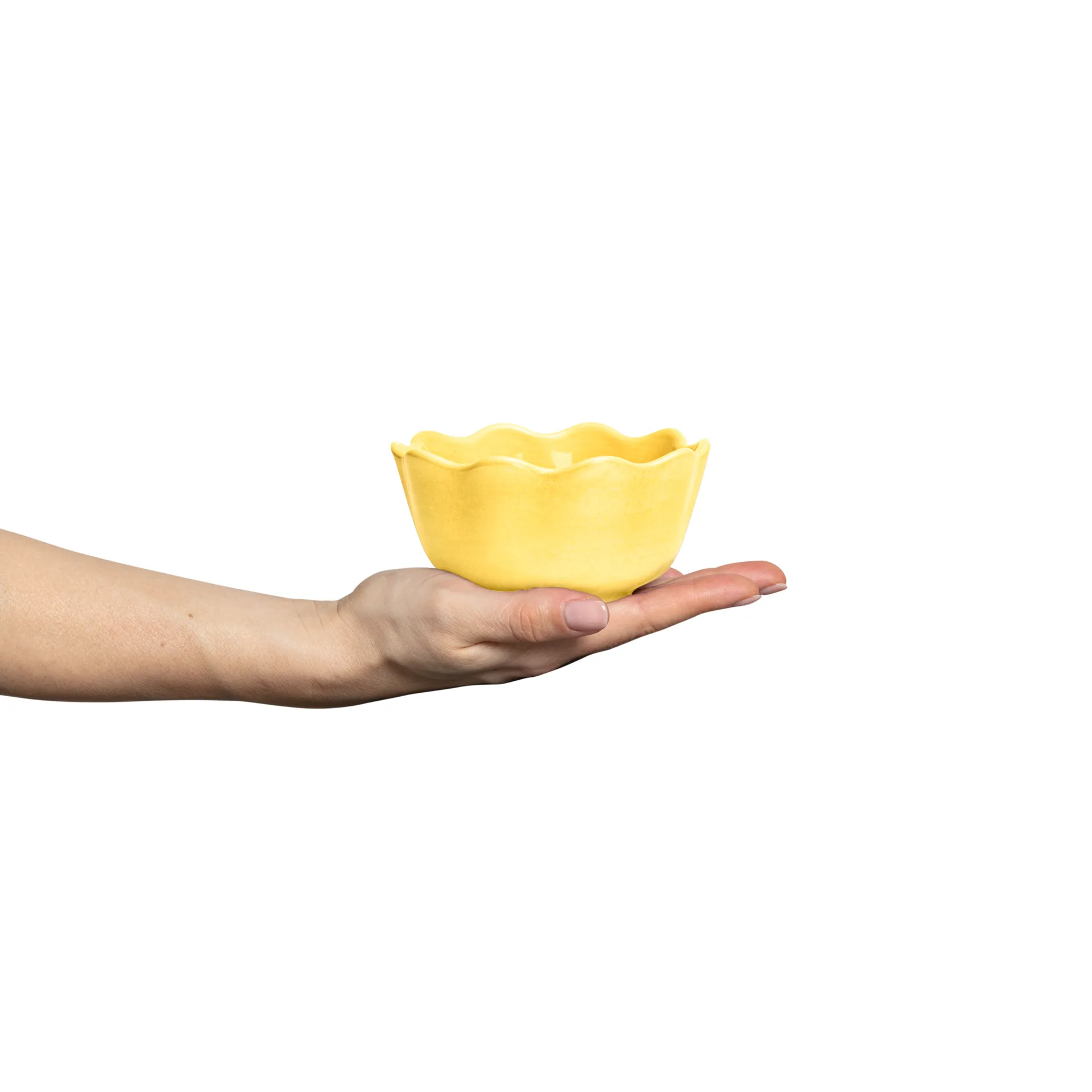 Oyster schaal Ø13 cm, Geel Mateus