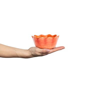 Oyster schaal Ø13 cm - Oranje - Mateus