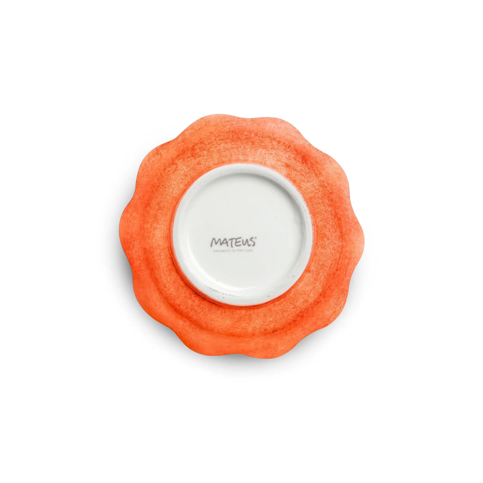 Oyster schaal Ø13 cm, Oranje Mateus