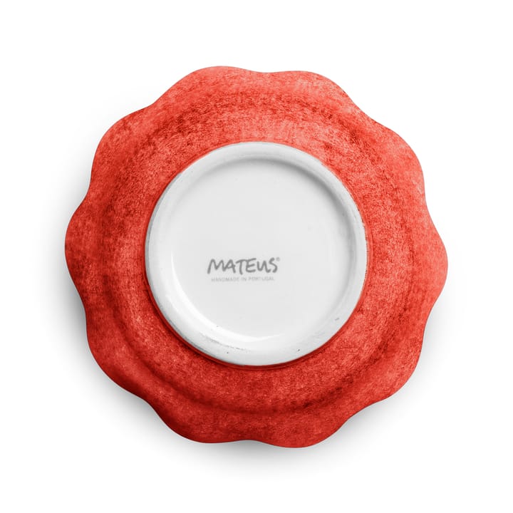 Oyster schaal Ø13 cm - Rood-Limited Edition - Mateus