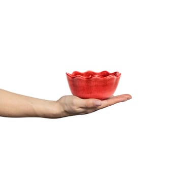 Oyster schaal Ø13 cm - Rood - Mateus