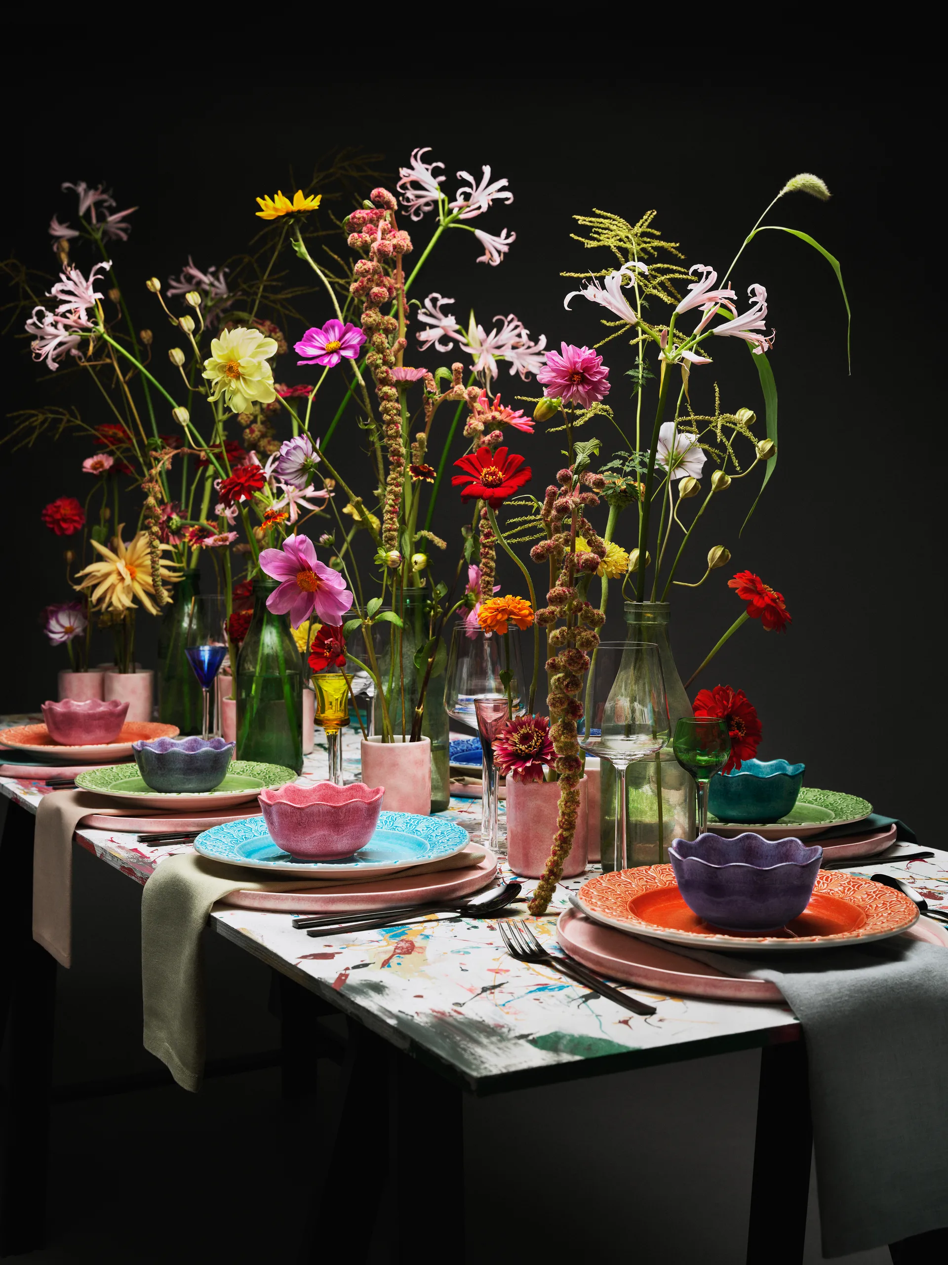 Oyster schaal Ø13 cm, Viool Mateus