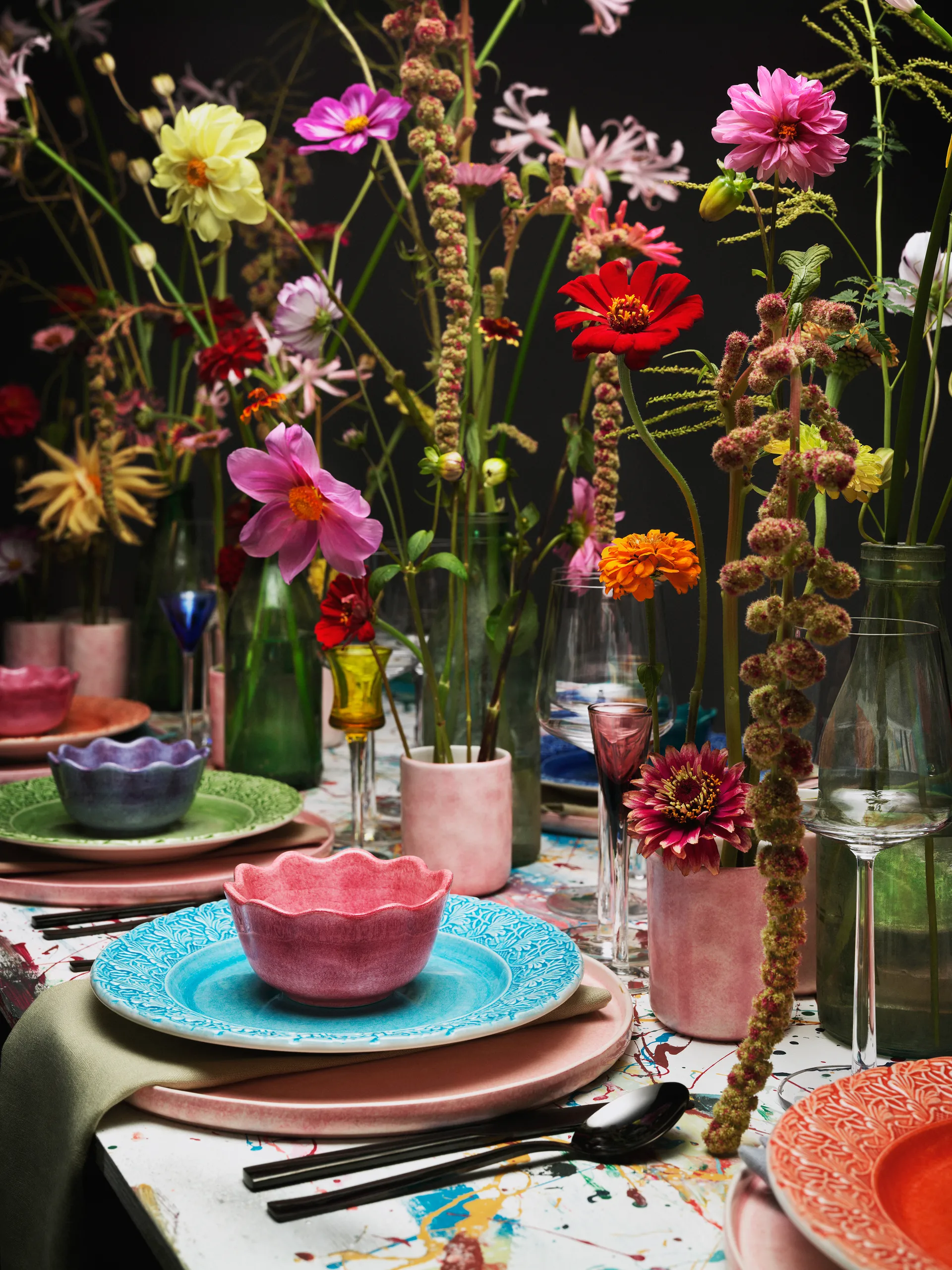 Oyster schaal Ø13 cm, Viool Mateus