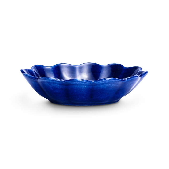 Oyster schaal 16x18 cm - Blauw - Mateus