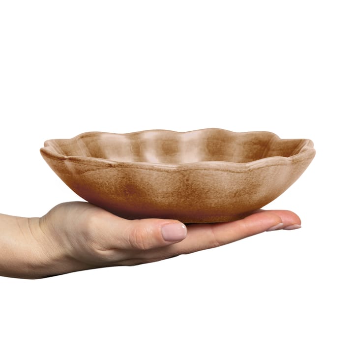 Oyster schaal 16x18 cm, Cinnamon Mateus