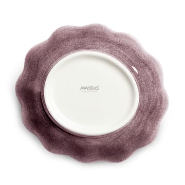 Oyster schaal 16x18 cm - Donkerpaars - Mateus