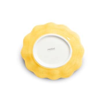 Oyster schaal 16x18 cm - Geel - Mateus