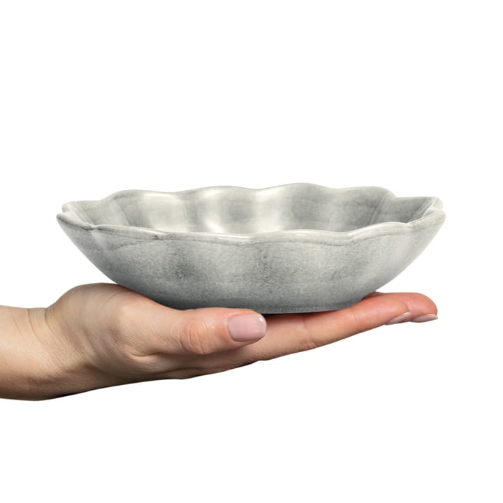 Oyster schaal 16x18 cm, Grijs Mateus