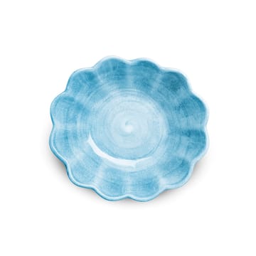Oyster schaal 16x18 cm - Turquoise - Mateus