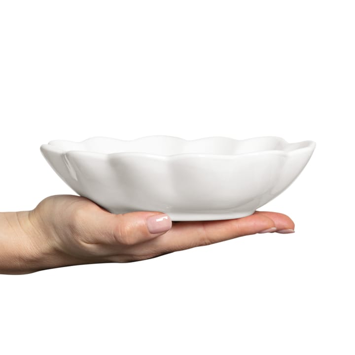 Oyster schaal 16x18 cm, wit Mateus