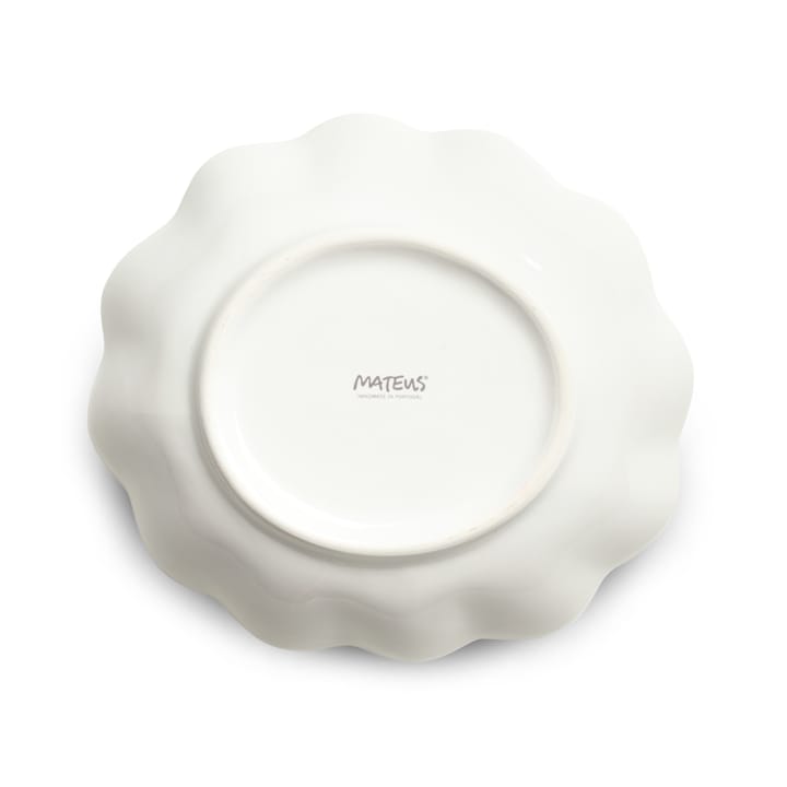 Oyster schaal 16x18 cm, wit Mateus
