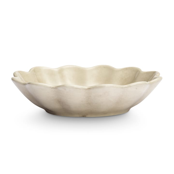 Oyster schaal 16x18 cm - Zand - Mateus