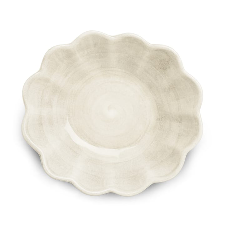 Oyster schaal 16x18 cm, Zand Mateus