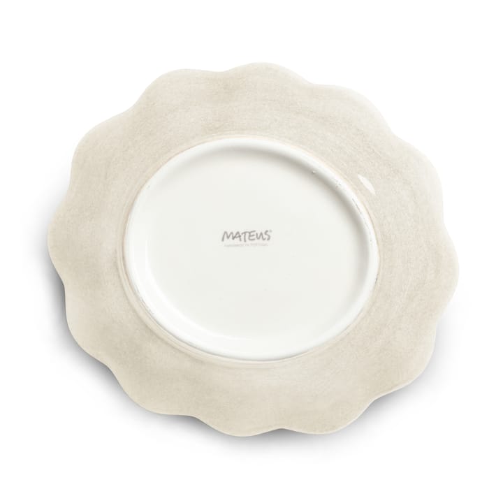 Oyster schaal 16x18 cm, Zand Mateus