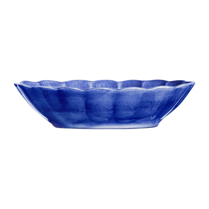 Oyster schaal 18x23 cm - Blauw - Mateus