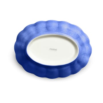 Oyster schaal 18x23 cm - Blauw - Mateus