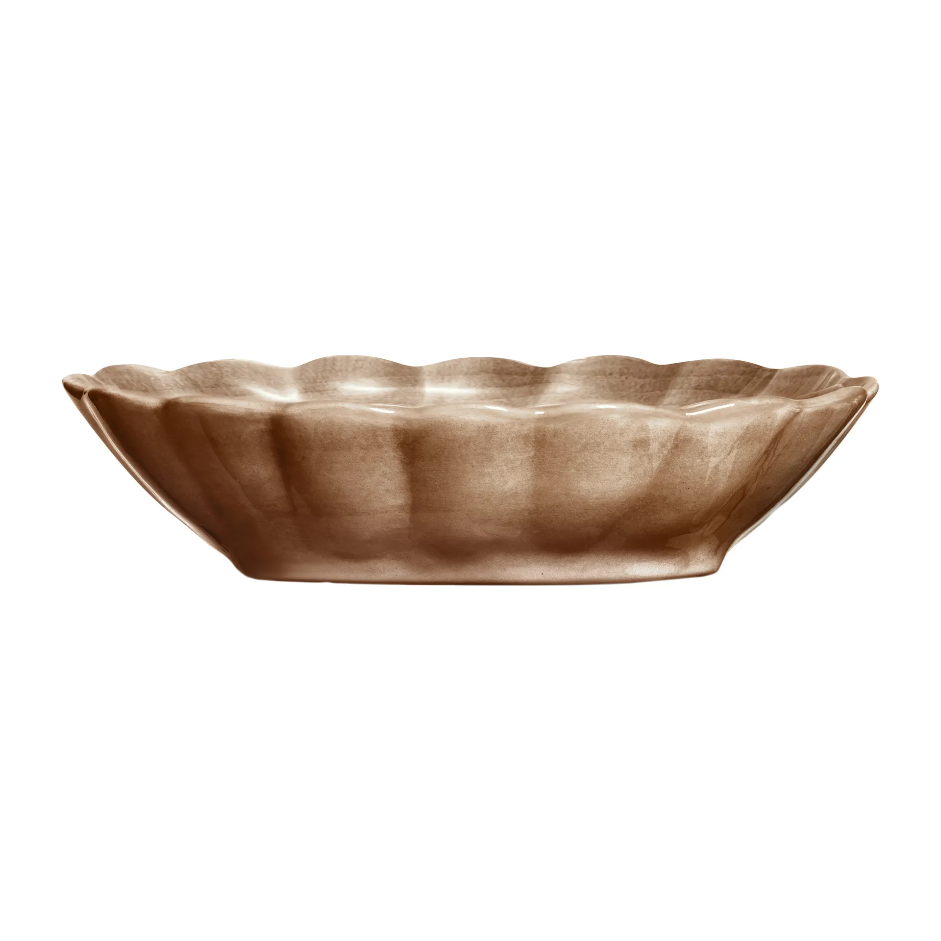 Oyster schaal 18x23 cm, Cinnamon Mateus
