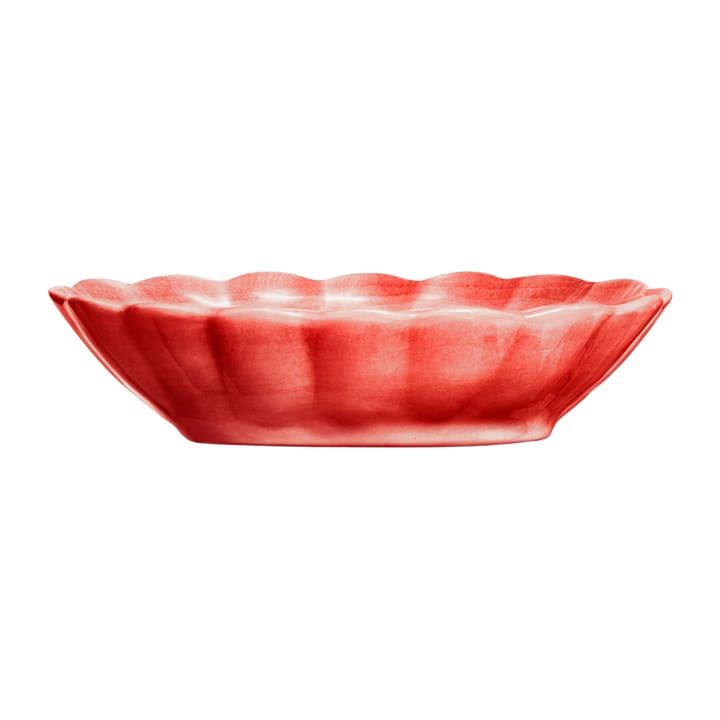 Oyster schaal 18x23 cm - Rood-Limited Edition - Mateus