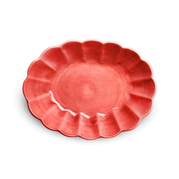 Oyster schaal 18x23 cm - Rood - Mateus