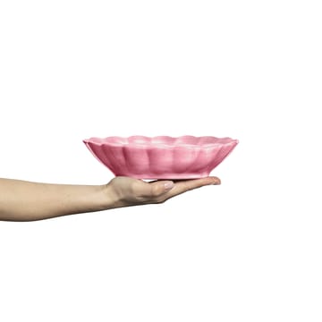 Oyster schaal 18x23 cm - Roze - Mateus