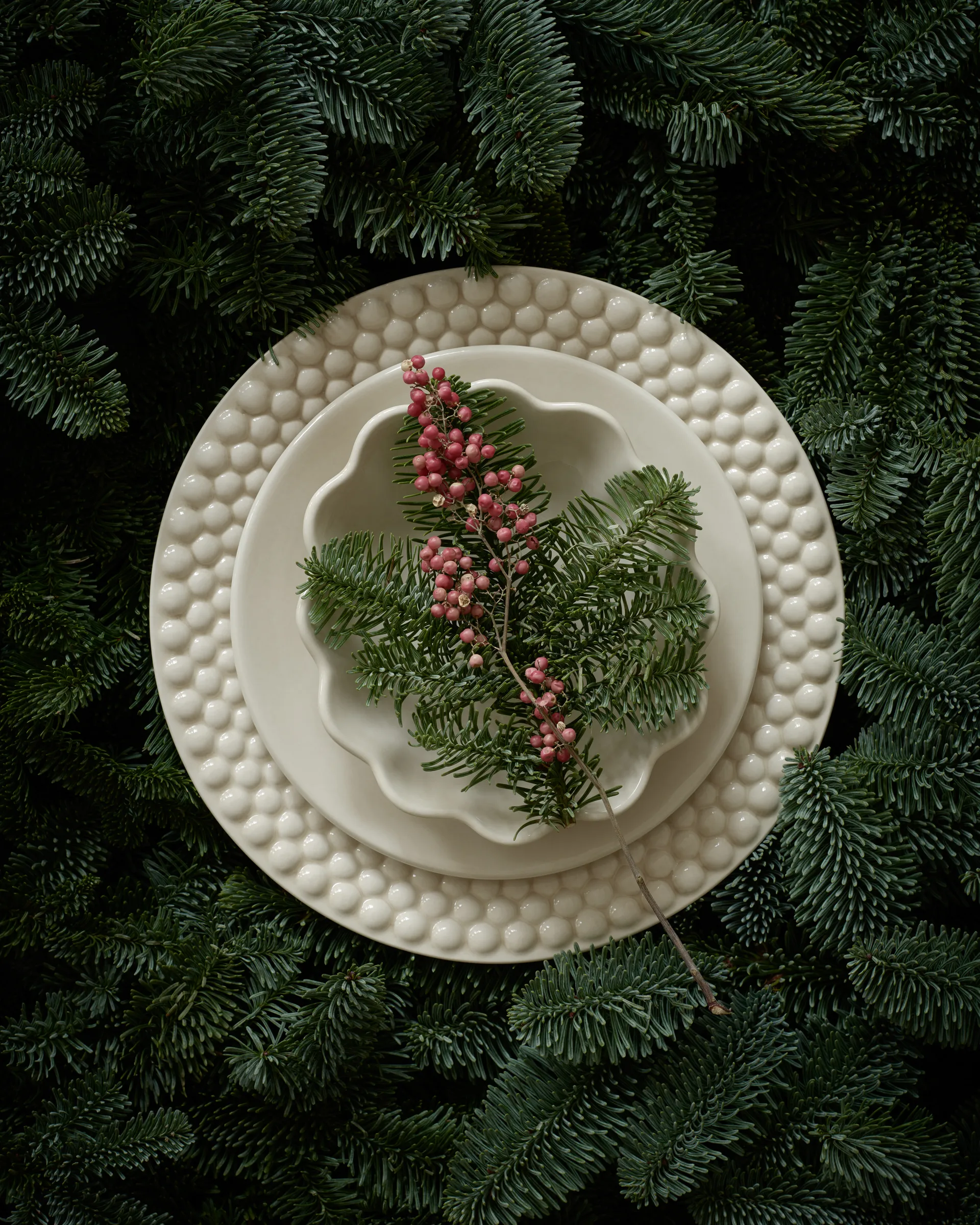 Oyster schaal 18x23 cm, Wit Mateus