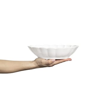 Oyster schaal 18x23 cm - Wit - Mateus
