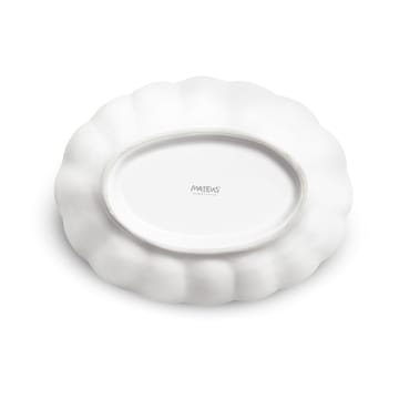 Oyster schaal 18x23 cm - Wit - Mateus