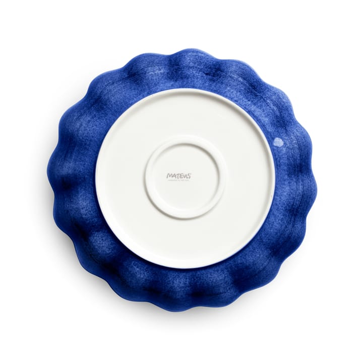 Oyster schaal Ø24 cm, Blauw Mateus