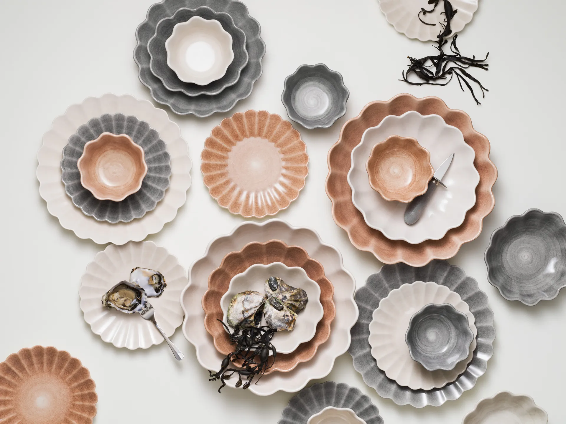 Oyster schaal Ø24 cm, Cinnamon Mateus