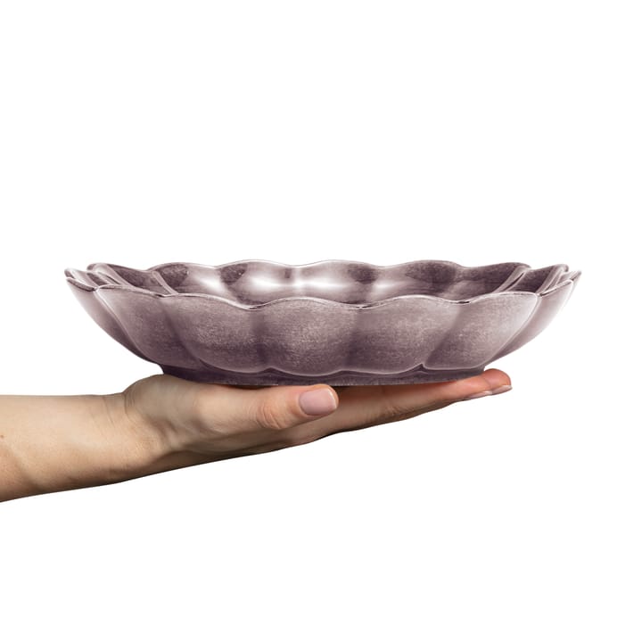 Oyster schaal Ø24 cm, Donkerpaars Mateus