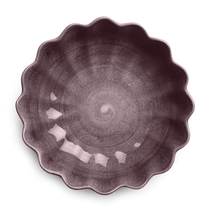 Oyster schaal Ø24 cm, Donkerpaars Mateus