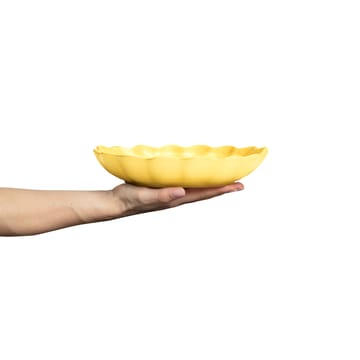 Oyster schaal Ø24 cm - Geel - Mateus