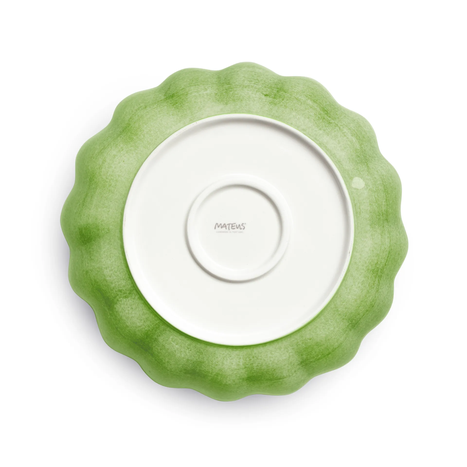 Oyster schaal Ø24 cm, Groen Mateus